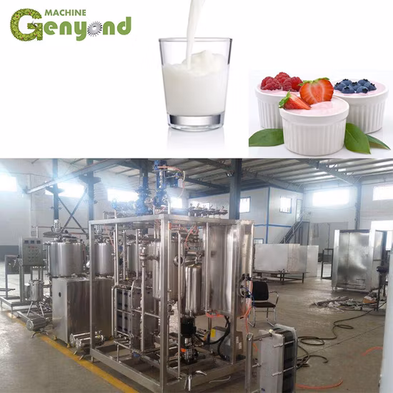 Hot Selling Pasteurized Milk and Yogurt Production Line Machine for Factory Industrial Dairy